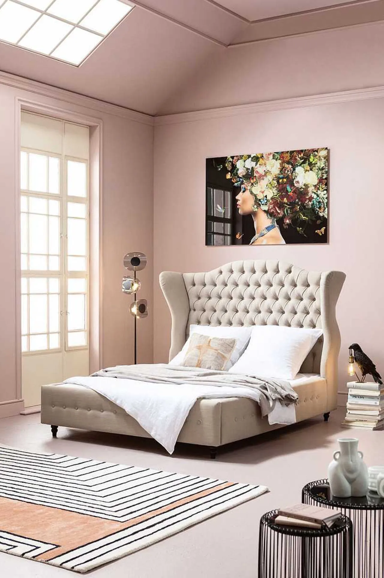 KARE Design Bett City Spirit Linen Natural 180X200Cm> Betten