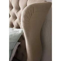 KARE Design Bett City Spirit Linen Natural 160X200Cm><noscript><img width=