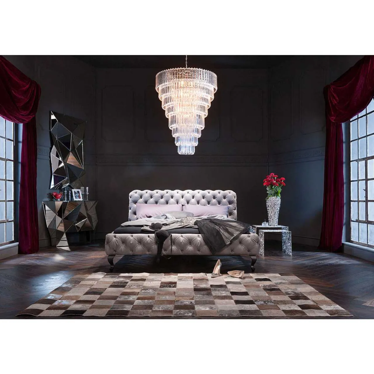 KARE Design Bett Desire Silbergrau 180X200 Cm> Betten