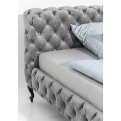 KARE Design Bett Desire Silbergrau 160X200 Cm><noscript><img width=
