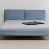 KARE Design Bett East Side Cord Blau 160X200> Betten