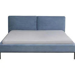 KARE Design Bett East Side Cord Blau 160X200><noscript><img width=