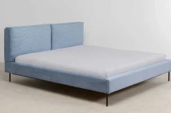 KARE Design Bett East Side Cord Blau 160X200><noscript><img width=