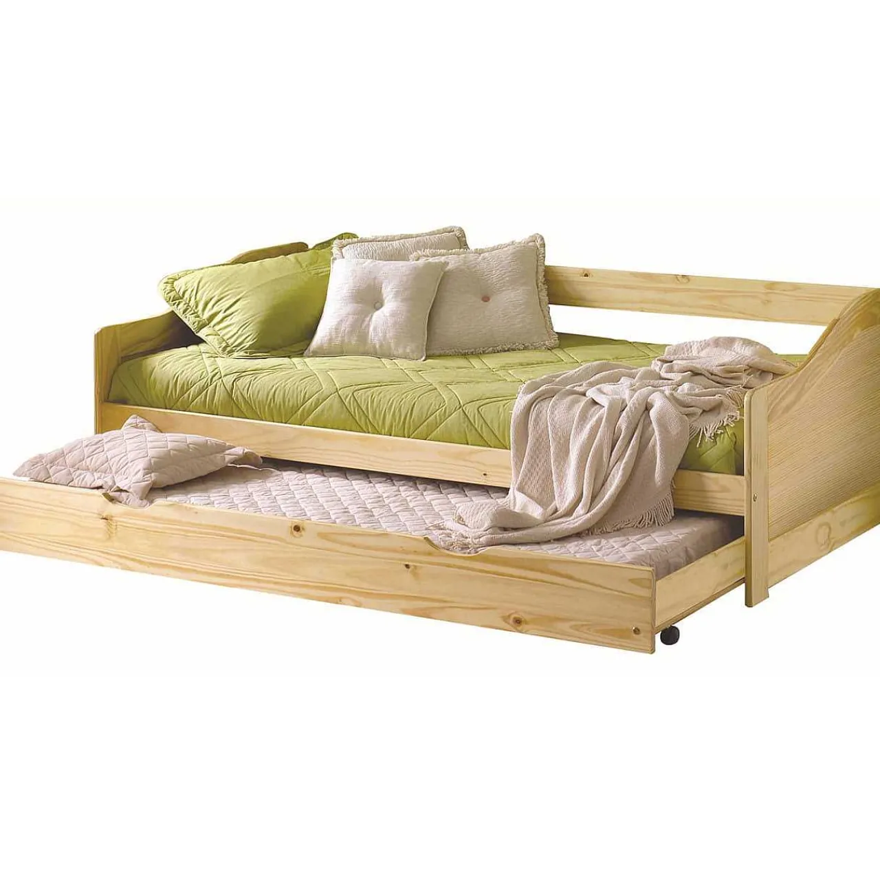 mutoni sweet home Bett Krefta Kiefernholz Natur 208> Betten