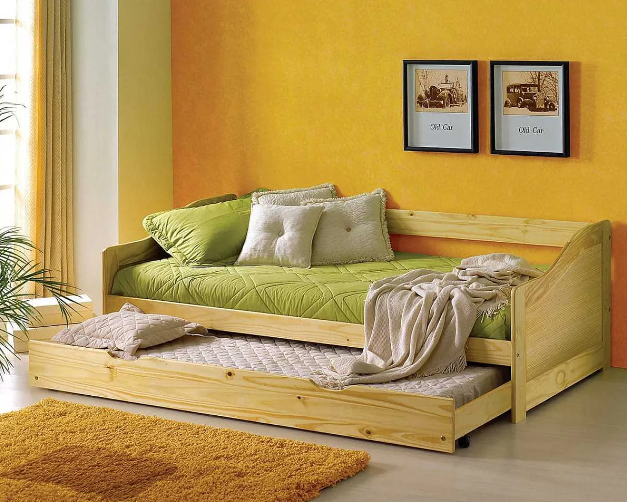 mutoni sweet home Bett Krefta Kiefernholz Natur 208> Betten