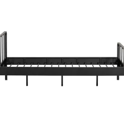 mutoni living Bett Mees Metall Schwarz 120X200><noscript><img width=