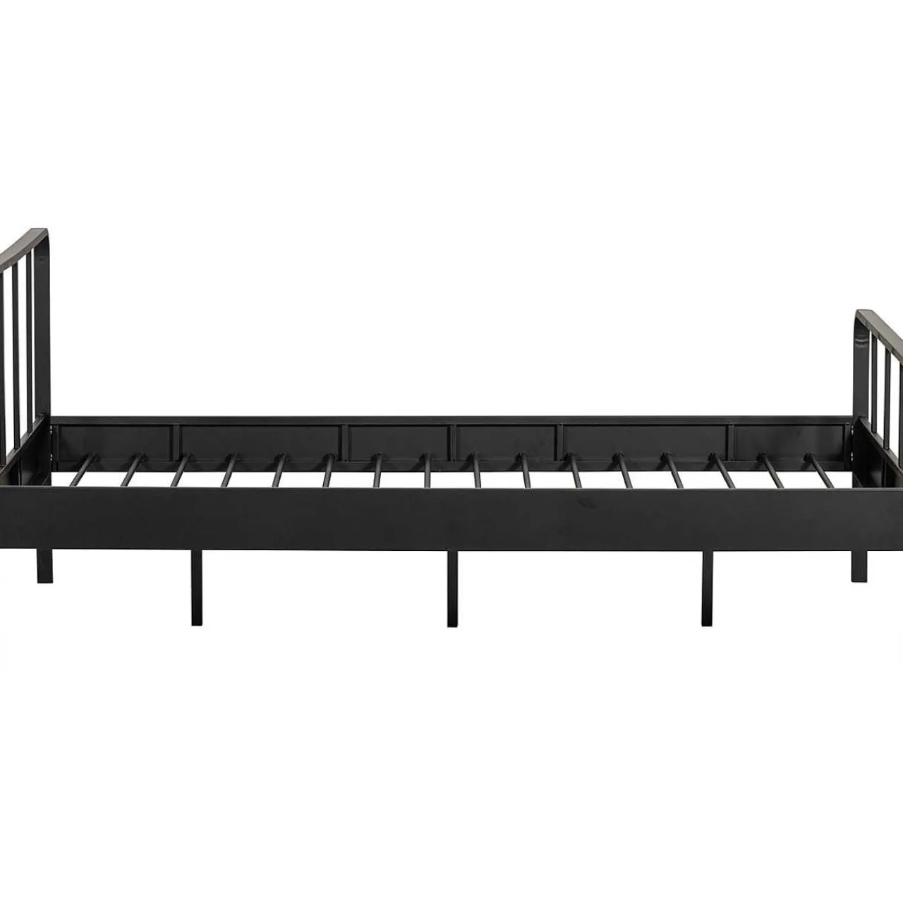 mutoni living Bett Mees Metall Schwarz 120X200> Betten