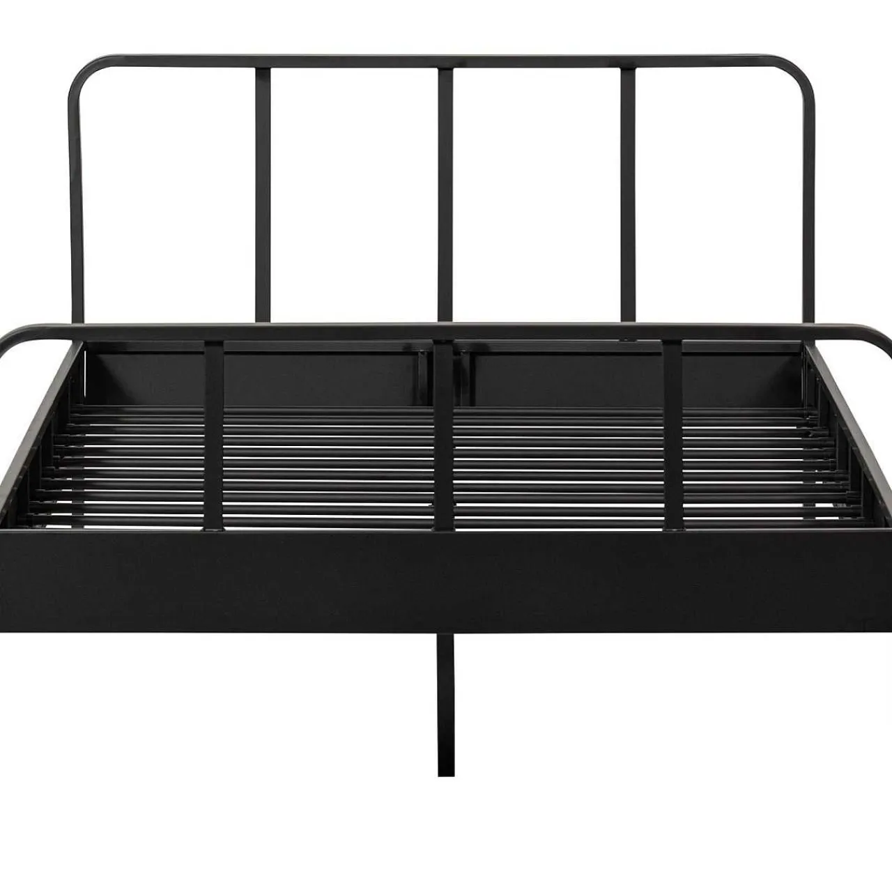 mutoni living Bett Mees Metall Schwarz 120X200> Betten