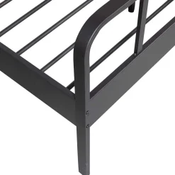 mutoni living Bett Mees Metall Schwarz 160X200><noscript><img width=