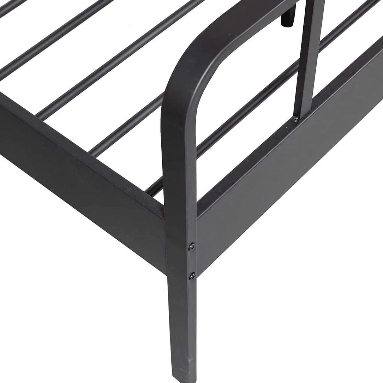 mutoni living Bett Mees Metall Schwarz 160X200> Betten