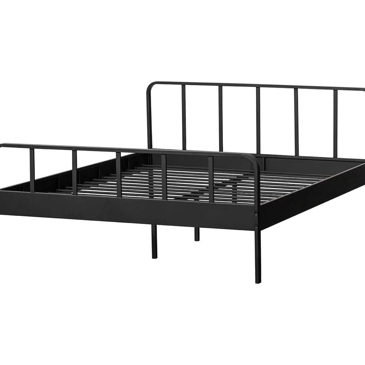 mutoni living Bett Mees Metall Schwarz 160X200> Betten