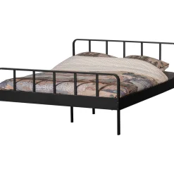 mutoni living Bett Mees Metall Schwarz 160X200><noscript><img width=