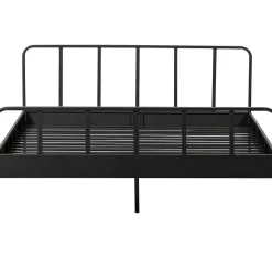 mutoni living Bett Mees Metall Schwarz 160X200><noscript><img width=