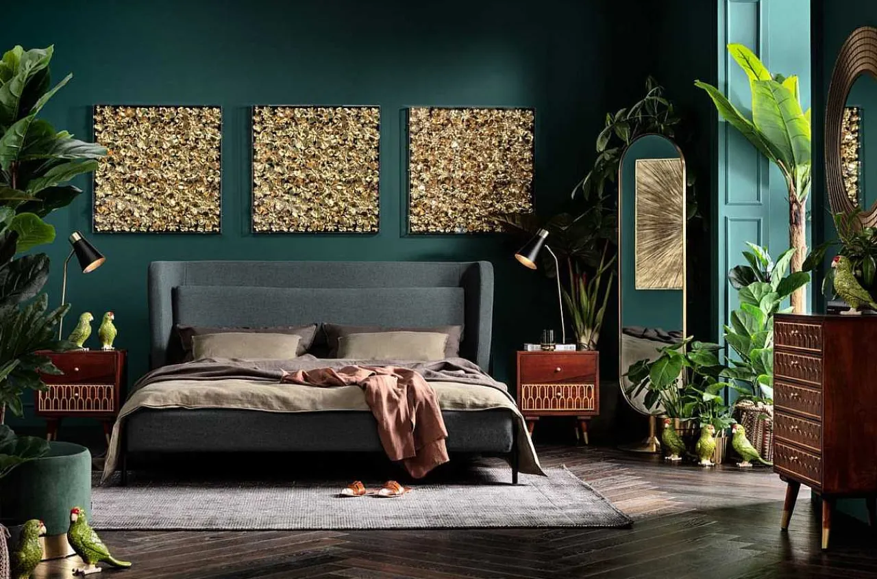 KARE Design Bett Tivoli Grun 180X200> Betten