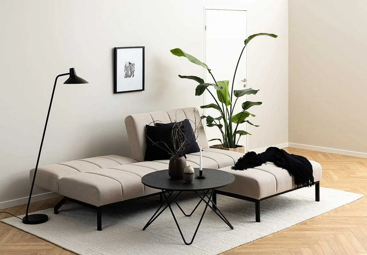 mutoni scandi Bettsofa Caden Beige 198> Bettsofas