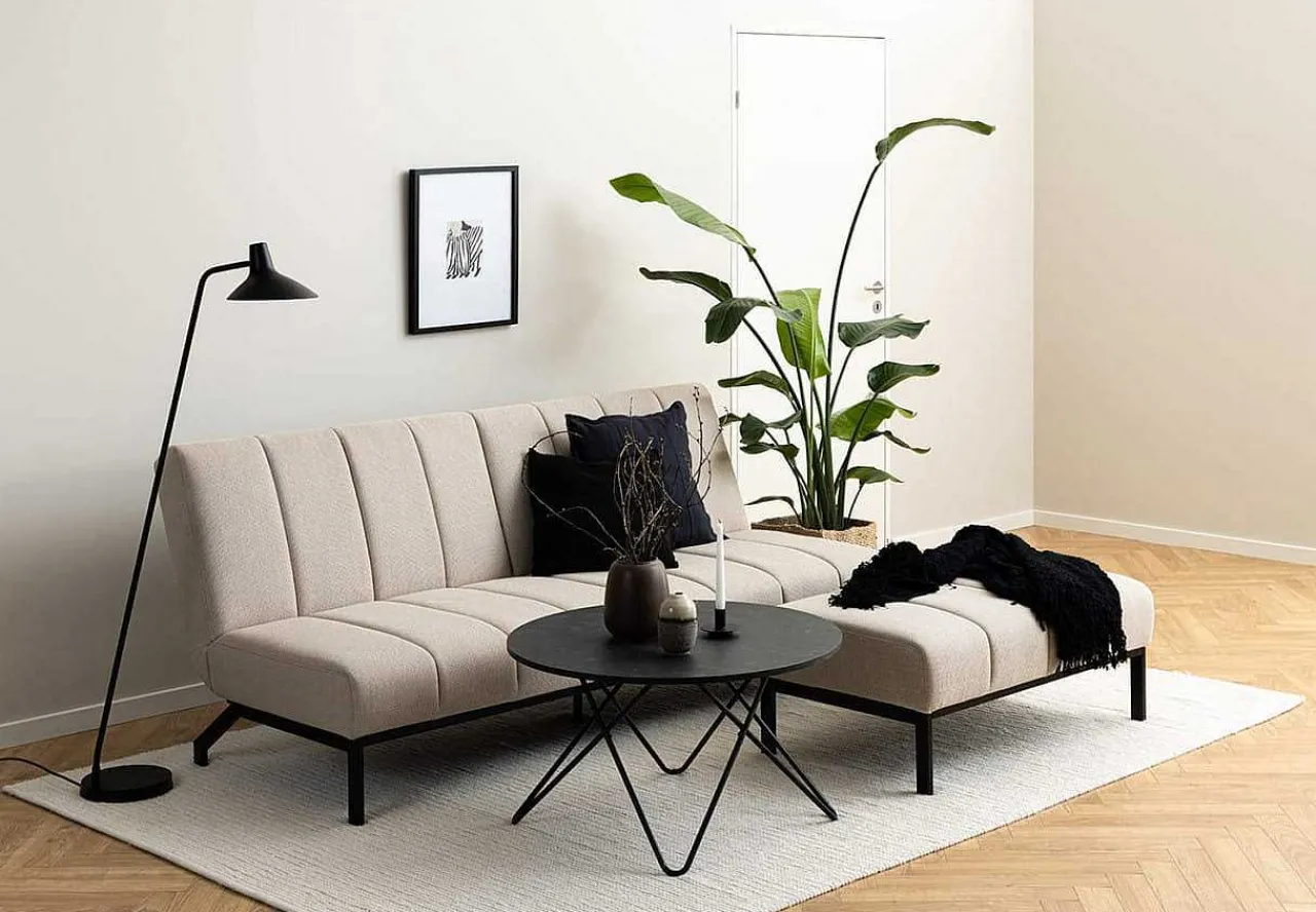 mutoni scandi Bettsofa Caden Beige 198> Bettsofas