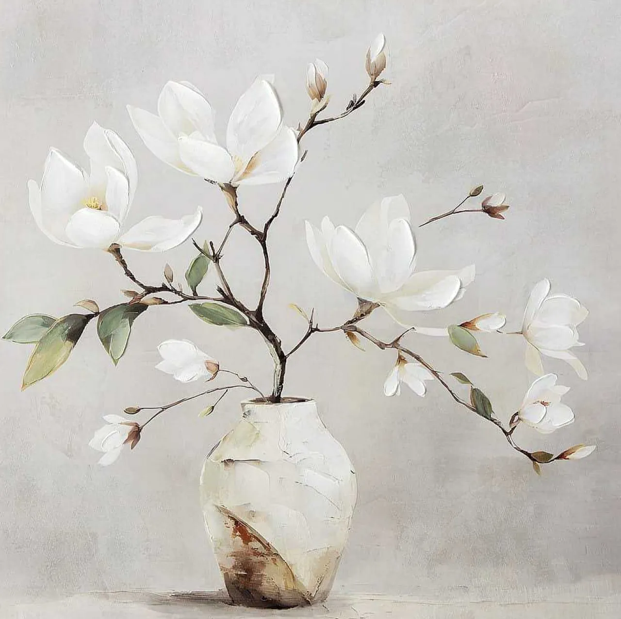 mutoni lifestyle Bild Crown Flowers 80X80> Leinwandbilder
