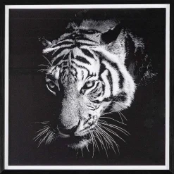 mutoni lifestyle Bild Evidence Tiger 43X43> Glasbilder