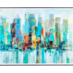 mutoni lifestyle Bild High Glossy City 120X90> Glasbilder
