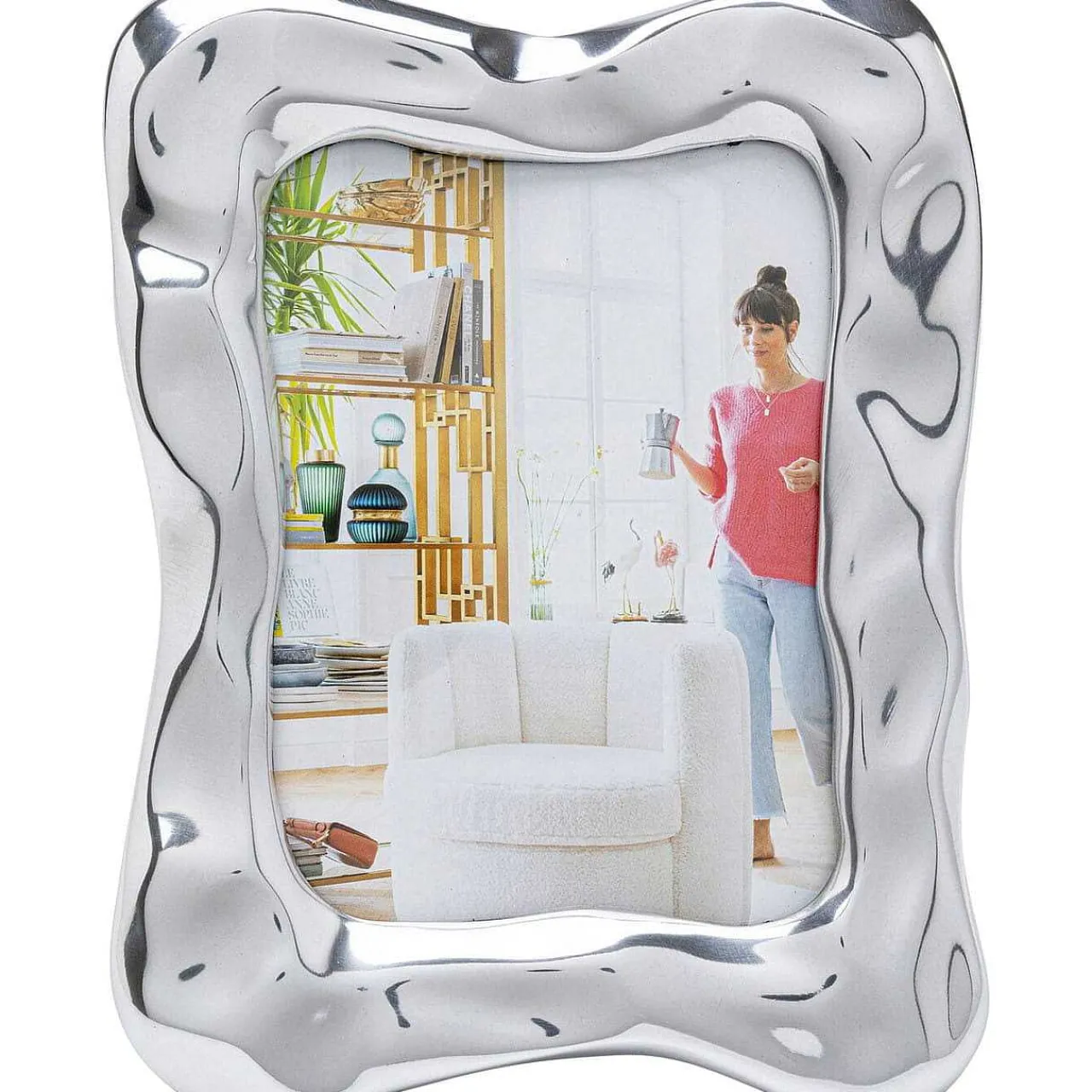 KARE Design Bilderrahmen Jade Swing Silber 13X18> Bilderrahmen
