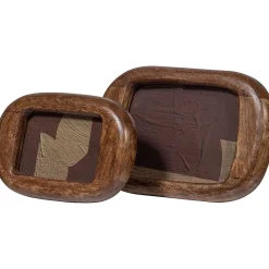 mutoni living Bilderrahmen Vertex Holz Nussbaum (2Er-Set)> Bilderrahmen