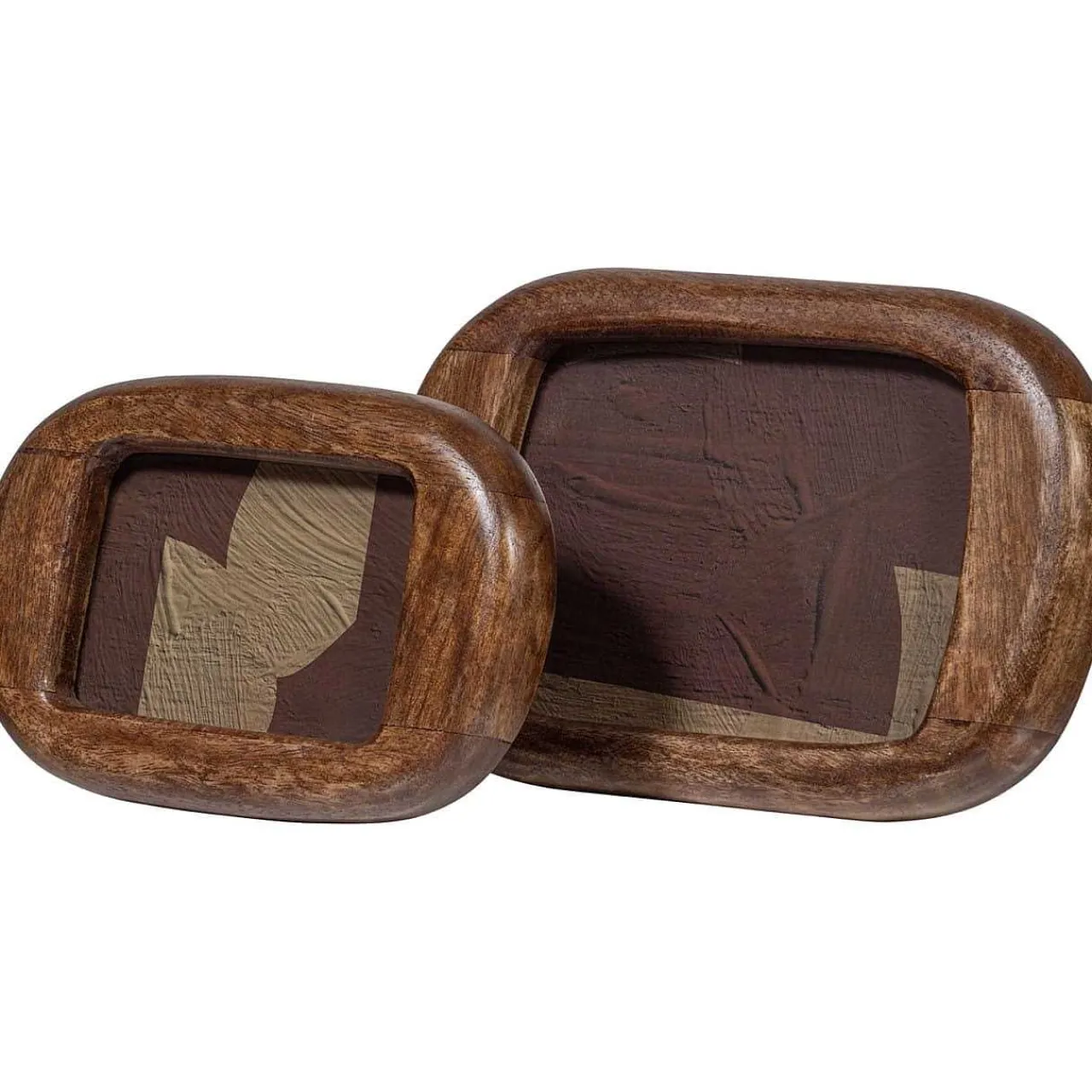 mutoni living Bilderrahmen Vertex Holz Nussbaum (2Er-Set)> Bilderrahmen