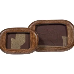 mutoni living Bilderrahmen Vertex Holz Nussbaum (2Er-Set)> Bilderrahmen