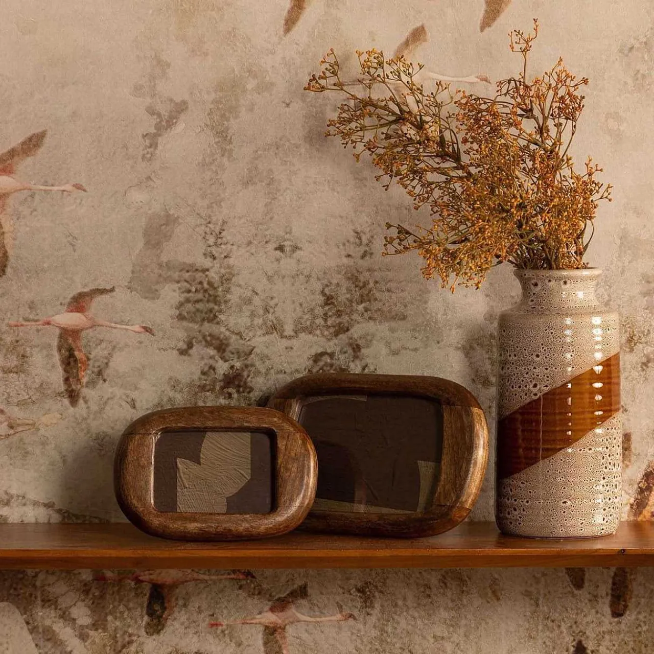 mutoni living Bilderrahmen Vertex Holz Nussbaum (2Er-Set)> Bilderrahmen
