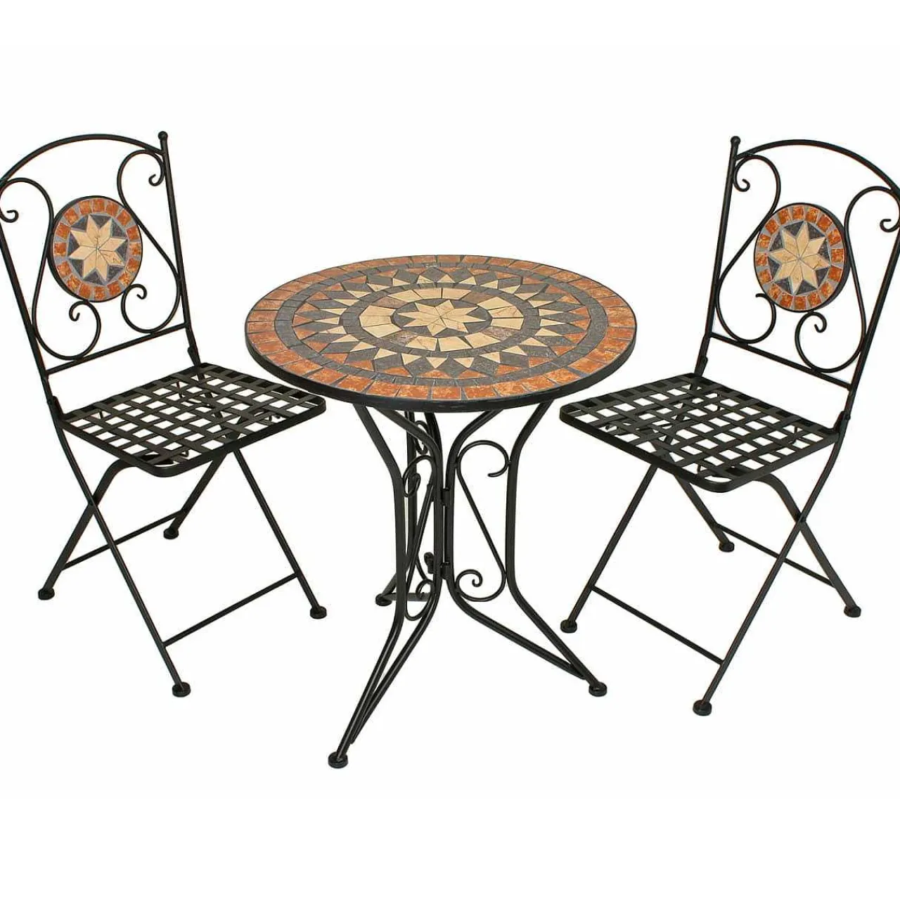 mutoni pleasure Bistro-Set Pular Keramik Braun> Balkon-Sets