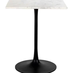 Richmond Interiors Bistrotisch Carlten Marmor Weiss Quadratisch 65> Bistrotische