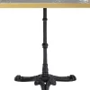 KARE Design Bistrotisch Kaffeehaus Rim Square Schwarz 57X57Cm> Bistrotische