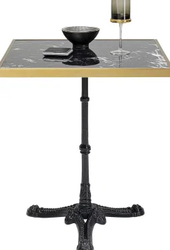 KARE Design Bistrotisch Kaffeehaus Rim Square Schwarz 57X57Cm> Bistrotische