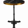 mutoni sweet home Bistrotisch Marmor Rund Schwarz 57X57> Bistrotische