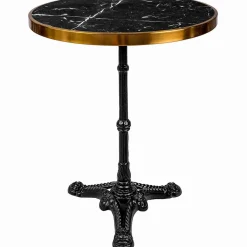 mutoni sweet home Bistrotisch Marmor Rund Schwarz 57X57> Bistrotische