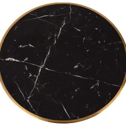 mutoni sweet home Bistrotisch Marmor Rund Schwarz 57X57><noscript><img width=