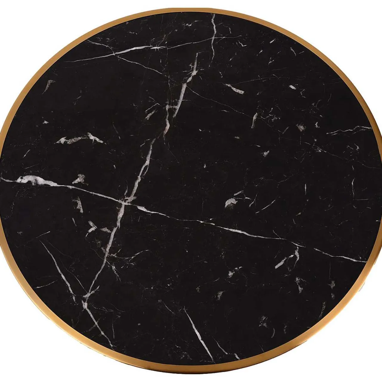 mutoni sweet home Bistrotisch Marmor Rund Schwarz 57X57> Bistrotische