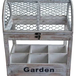 mutoni pleasure Blumenkasten Holz Weiss> Gartendeko