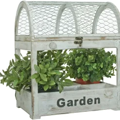 mutoni pleasure Blumenkasten Holz Weiss> Gartendeko
