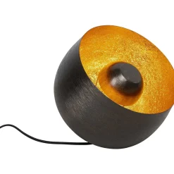 KARE Design Bodenleuchte Apollon Smooth Schwarz Rund 28> Bodenleuchten