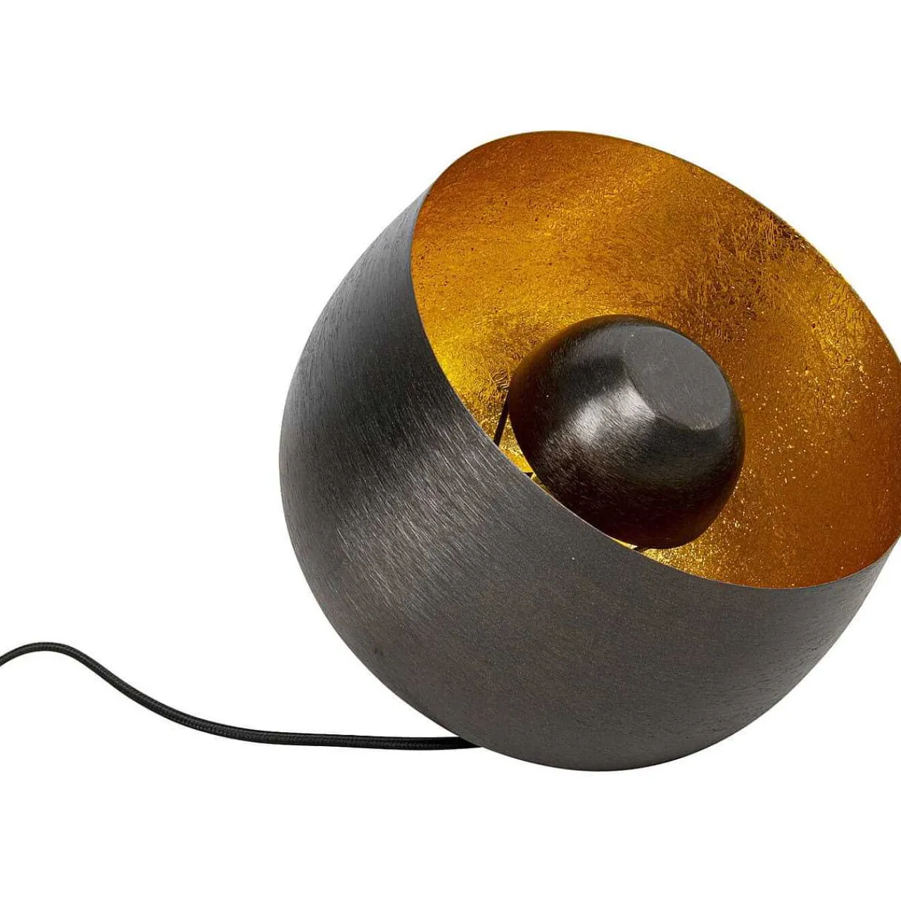 KARE Design Bodenleuchte Apollon Smooth Schwarz Rund 28> Bodenleuchten