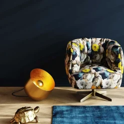 KARE Design Bodenleuchte Apollon Smooth Gold Rund 35><noscript><img width=