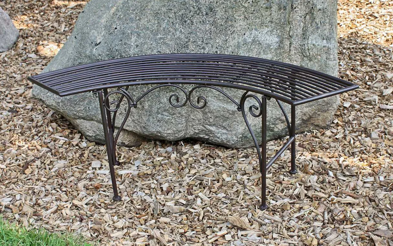 mutoni pleasure Bogenbank Fuego Eisen Schwarzbraun 125> Gartendeko