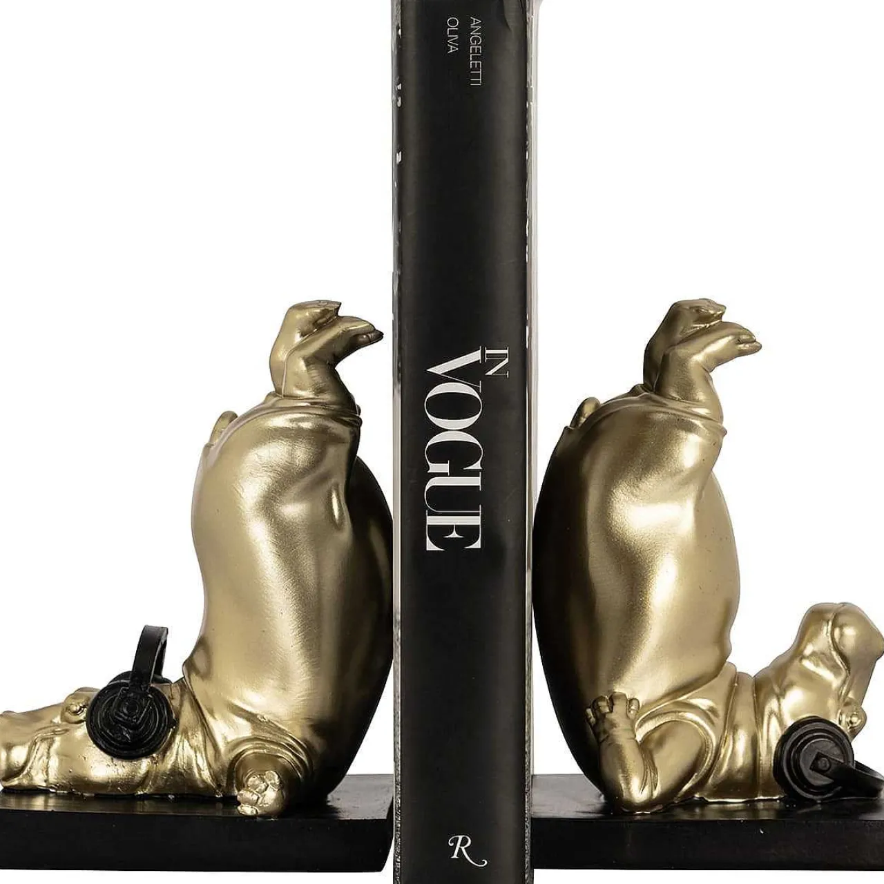 Richmond Interiors Buchstutze Hippo> Wohnaccessoires