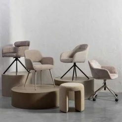 mutoni living Burostuhl Morros Taupe><noscript><img width=