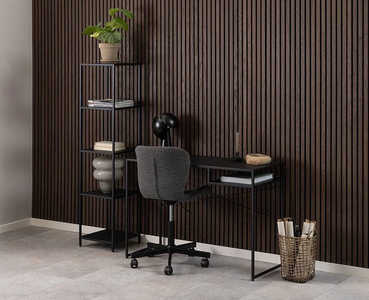 mutoni scandi Burostuhl Norway Anthrazit (1 Stuck)> Arbeitszimmer