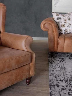mutoni prime Chesterfield Ohrensessel Chelsea Cognac><noscript><img width=
