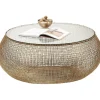 KARE Design Couchtisch Cesta Gold> Couchtische