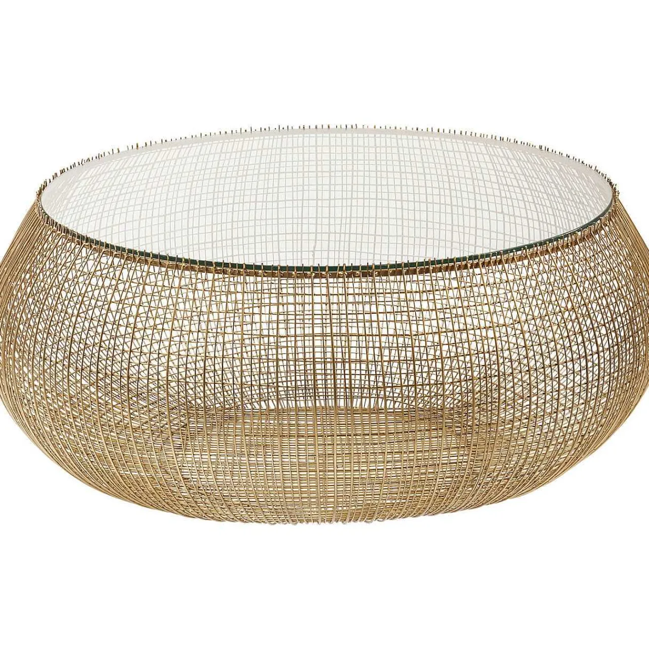 KARE Design Couchtisch Cesta Gold> Couchtische