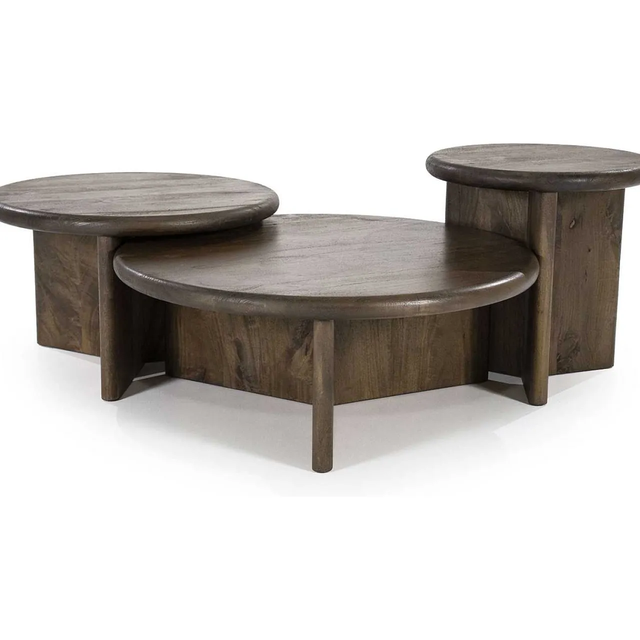 By-Boo Couchtisch Leoti Mango Braun 60> Wohnzimmer