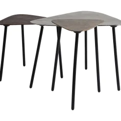 KARE Design Couchtisch Loft Triangle Vintage (3/Set)> Couchtische